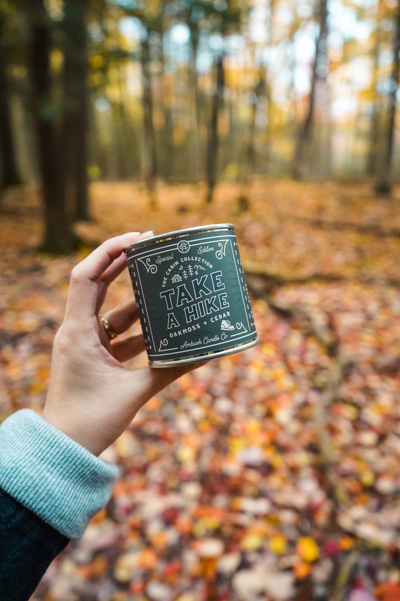 8oz Vegan Soy Wax + Wood Wick Candles by Ambush Candle Co