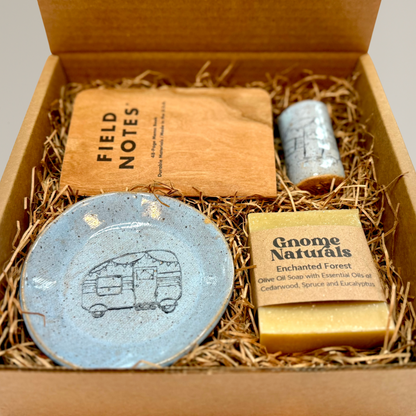 Happy Glamper Artisan Gift Pack with Handcrafted Ceramics
