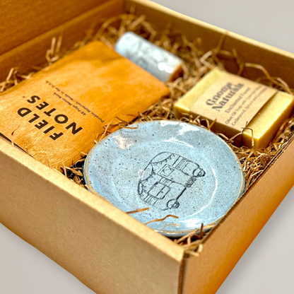 Happy Glamper Artisan Gift Pack with Handcrafted Ceramics