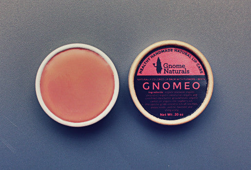 Colored Lip Balm with Flowers + Beets